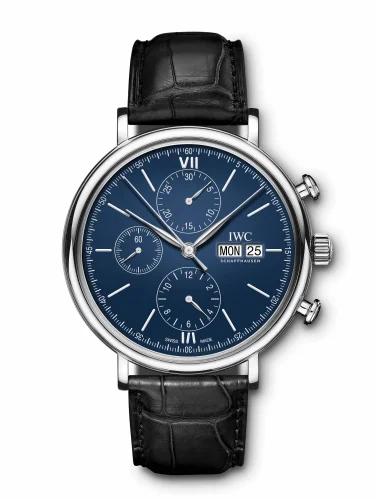 IWC Portofino Chronograph 150 Years Stainless Steel / Blue IW3910-23 (IW391023)